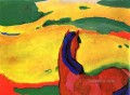 Marc caballo en un paisaje Expresionista Expresionismo Franz Marc